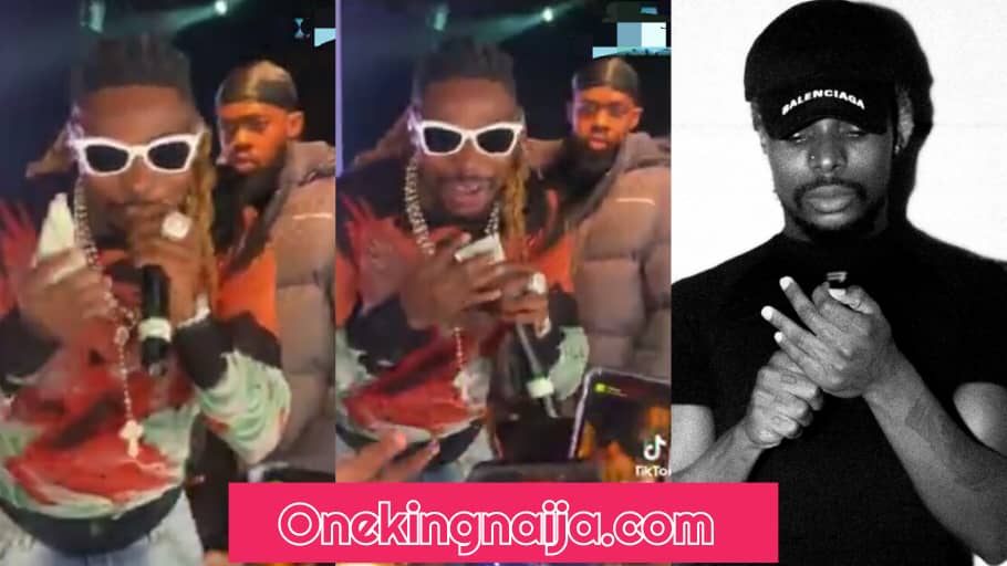 Asake leaves his female fans screaming as he gives them $100 Notes while performing in Birmingham, (VIDEO)