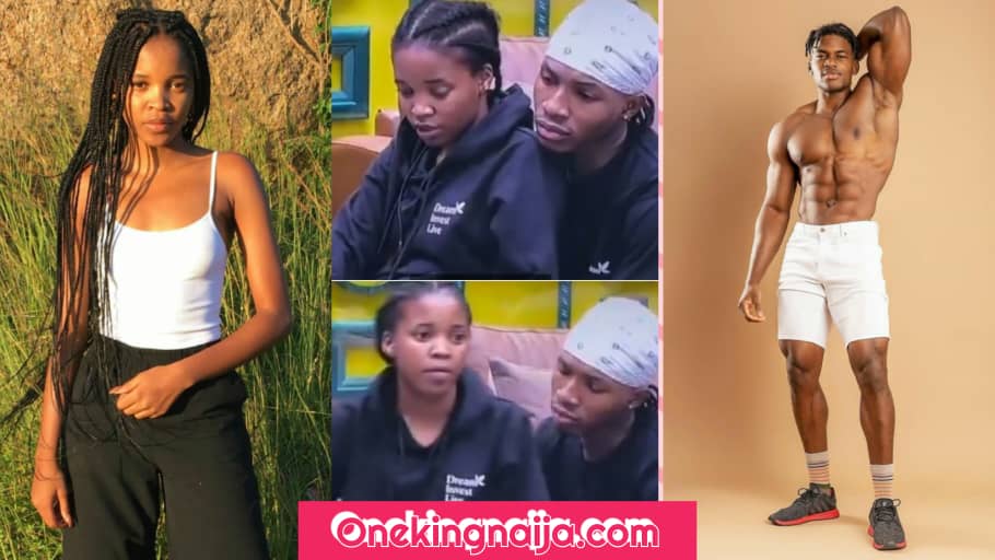 "She loves Kanaga and knows what she's doing"- BBTitans Tsatsii tells Kanaga Jnr that Marvin have been making advances at her, He reacts (VIDEO)