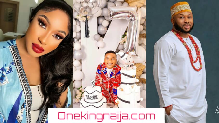 "You're the worst thing that ever happened to my Father's bloodline"- Actress Tonto Dikeh drags Ex husband, Olakunle Churchill to filth for being a deadbeat father