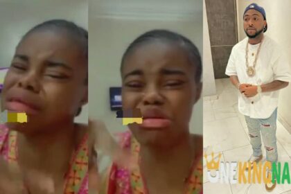 "Just say something even if it's Shekpe"- Davido's Die-hard fan cries frantically after singer deletes his Instagram posts (VIDEO)