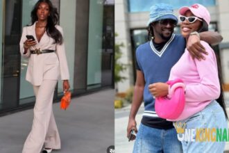 "It's a fashion ring"- Ivy Ifeoma denies being engaged to Paul okoye days after flaunting ring.