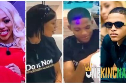 "Why are you always acting shy around me? You are even blushing" - BBTitans Khosi Asks Thabang, See His Response (Video)