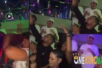 Watch the moment BBTitans Mmeli,Thabang, Miracle OP, Juicy Jay and Yemi Cregx shutdown a night club in lagos last night (VIDEO)