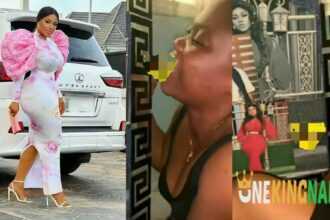 D!e-hard fan shed hot tears after Destiny Etiko allegedly turn down her picture frame gift (VIDEO)