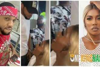 "You are phenomenal" - Moments Tiwa Savage Subtly Bows To Exchange Pleasantries With Charles Okocha Stirs Reactions (Video)