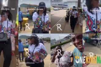 Beautiful moments Miracle OP and Mmeli receives Ipeleng at the airport as she arrives Nigeria (VIDEO)