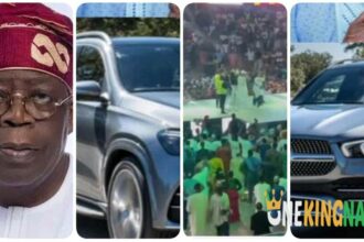 Moments A Lucky Man Wins A Car At Tinubu's Pre-Inauguration Concert In Abuja (video)