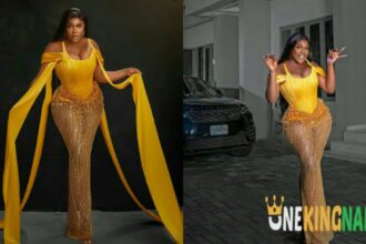 "Latest landlady in town"- Skitmaker Nons Miraj marks her birthday with a new house worth millions of naira