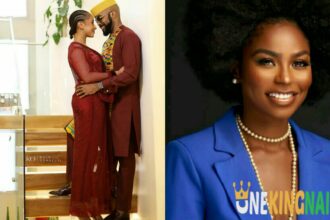Banky W set social media abuzz as he allegedly cheats on Adesua, Impregnates his USA side chic (Details)