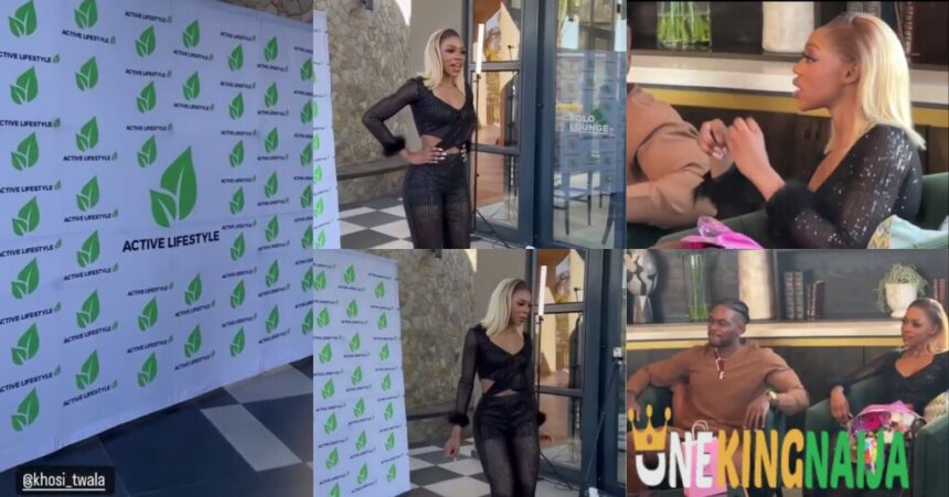 "So Khosi will start signing your faves soon"- Netizens reacts as BBTitans Khosi launches her Million Dollars project, Activelifestylebrands (VIDEO)