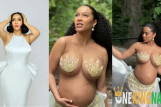 "We can't wait to meet you"- Former BBNaija Star, Maria Chike Benjamin says as she unveils baby bump (VIDEO)