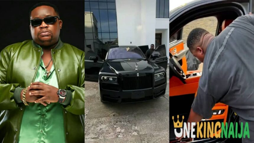 Cubana chiefpriest splashes 350 Million on brand new Rolls-Royce cullinan (VIDEO)