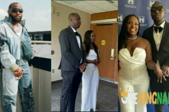 Davido celebrates his right hand man, Santus gee as he ties the knot