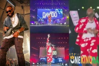 "Baddest too sabi "- Fans hails Singer Davido as he gave an electrifying performance at Afro Nation in Portugal Amid Pregnancy scandals (VIDEO)