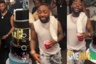 “I thought I wouldn’t be on stage again" - Davido Says After Being Celebrated With Huge Cake After Sold-out Show In Toronto (video)