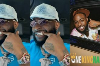 Davido shows off diamond teeth hours after pregnant side chick, Anita Brown distance herself from him