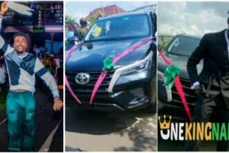 Ebonyi state Governor gifts man who completed 130 Hours entertainment marathon brand new SUV