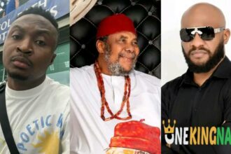 "Lion No Dey Born Goat, But Una Sure Say Na Pete Born Yul" - Comedian Funny bone Berates Yul Edochie Over Marriage Drama (Video)