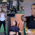"This is lovely"- Heavily pregnant Maria stuns fans as she hit the Gym with BBNaija's Saga (VIDEO)