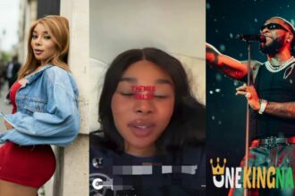 "Burna Boy is a Gay"- Davido alleged side chick, Ivanna Bay makes shocking revelations (VIDEO)