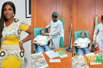 "There's Ojoro in this house"- Mercy Johnson jealous as daughter takes over her position, gets remarkable treatments at her Father's office