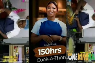 "Guinness world record book go tear for Naija hand"- Video surfaces as Ondo chef begins 150hours Cook-a-thon (WATCH)