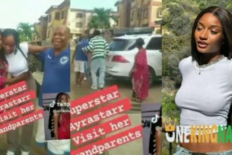 "Why are they living here"- Netizens reacts to the video of Ayra Starr as she visits her Grandparents (Watch)