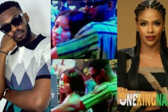 "Venita won't like this"- Reactions as Adekunle and Mercy were spotted dancing together at the Saturday Night Party (VIDEO)