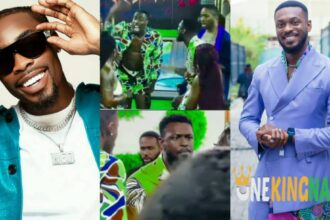 Moments Gbas Gbos unfolds between Adekunle and Neo Akpofure at the pool party, See what really happened (VIDEO)