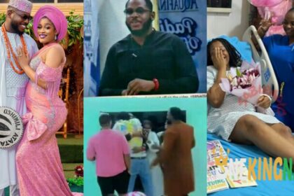 Watch the moment Frodd announces daughter's birth to housemates, Name her on Live TV (VIDEO)