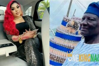 Bobrisky loses his biological father, Mr Kunle Okuneye