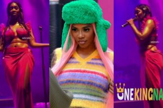 "It's sweet when you spend your own money"- Singer Tiwa Savage advises Ladies to be independent (VIDEO)