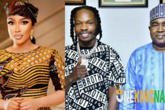 "I will unfollow you people"- Tonto dikeh reacts as NDLEA made Naira Marley their Newest Ambassador.