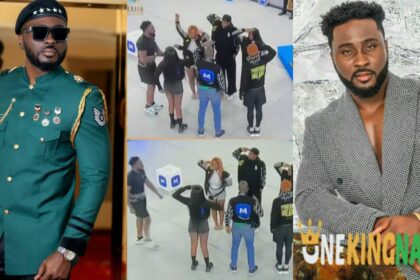 Beautiful Moment Biggie Had Housemates Form A Guard Of Honour To Celebrate Pere's 5 Coin Badges (Video)