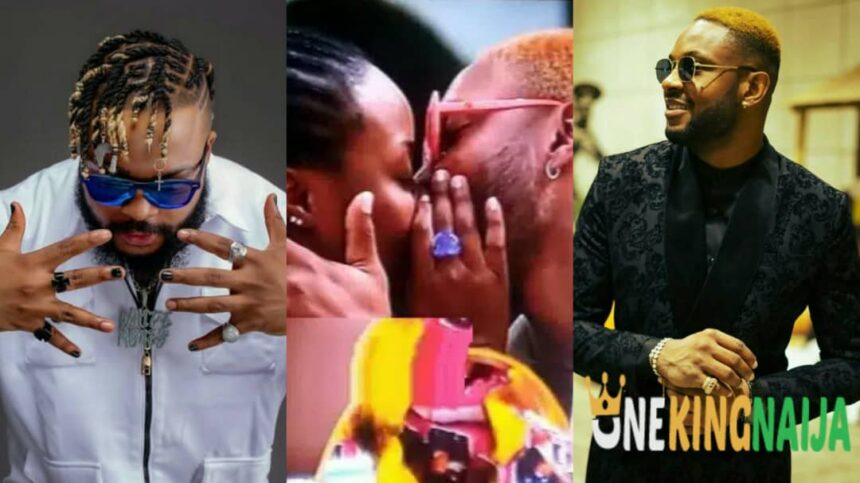 "My guy, you be content creator, the real content creator" - BBNaija's Whitemoney Hails Cross After Last Night Drama With Ilebaye (Video)
