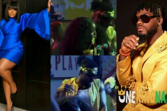 Moments Ceec gave Prince a lap dance at the saturday night party, stirs reactions (VIDEO)