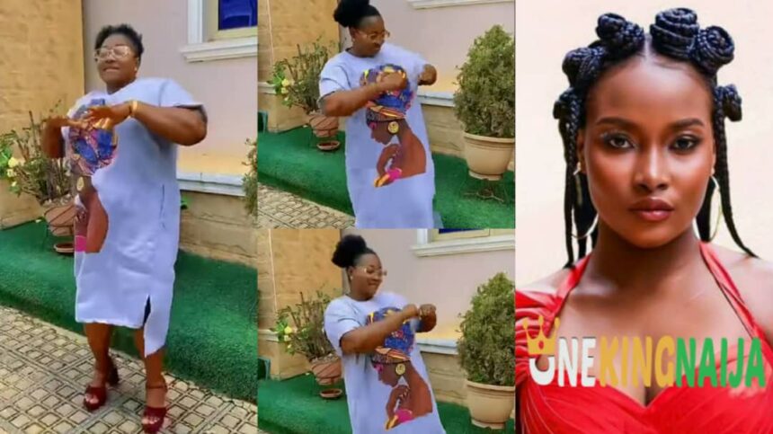 Ilebaye's Mom leaves Many Gushing As She Dances Joyfully To Praise Song, Video Trends [Watch]