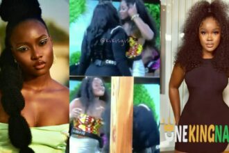Tension in the house as BBNaija Ilebaye pulled Ceec hair during a he@ted arguments [VIDEO]