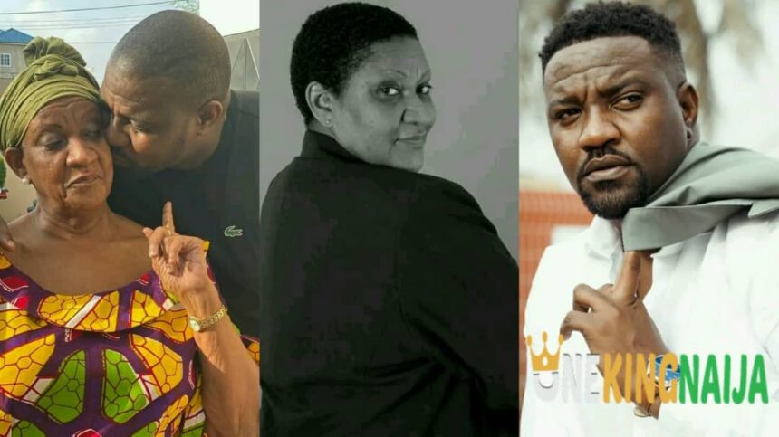 Ghanaian actor, John Dumelo reportedly loses his mother