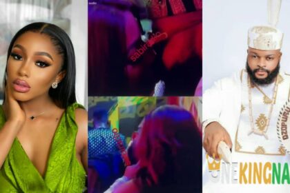 "Whitelambo ship activated"- Mercy Eke and Whitemoney shares their first k!ss together [VIDEO]