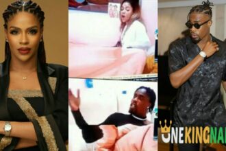 "See how Adekunle dey look"- Reactions as Neo and Venita engages in he@ted arguments again (VIDEO)