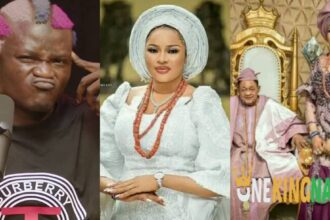 "After King, Na King"- Singer Portable publicly confirms relationship with late alaafin's wife, Queen Dami (VIDEO)