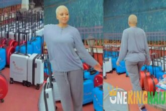 "When you're big, you're big"- Regina Daniels raises the bar for her sons' Birthday souvenirs (VIDEO)