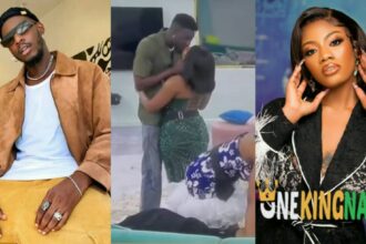 Moments Soma and Angel celebrates survival from eviction with a k!ss had many 'awwing' (VIDEO)