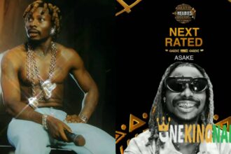 Singer Asake wins the next rated award at headies 2023
