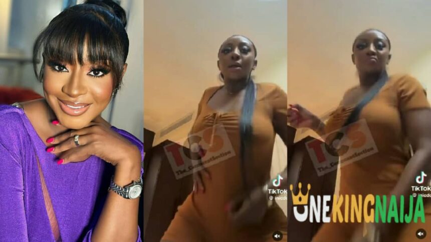"You're too old for this"- Netizens reacts to the video of Actress Ini Edo showing her latest dance moves [Watch]