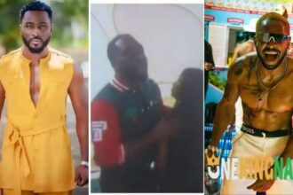 Moment Pere Stylishly Pushed Kim Oprah Away To Prevent A Talk With Cross (Video)