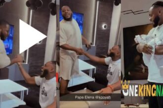Heartwarming moments Prince Nelson visits Frodd and Baby Elena [VIDEO]