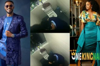 "Why are they always hiding"- Fans reacts as Adekunle and Venita spotted k!ss!!ng in the toilet (VIDEO)