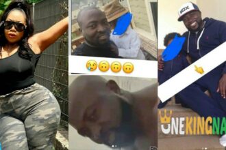 "He is even married"- Netizens dig out pictures of man in Moyo Lawal alleged t@pe (Photos)